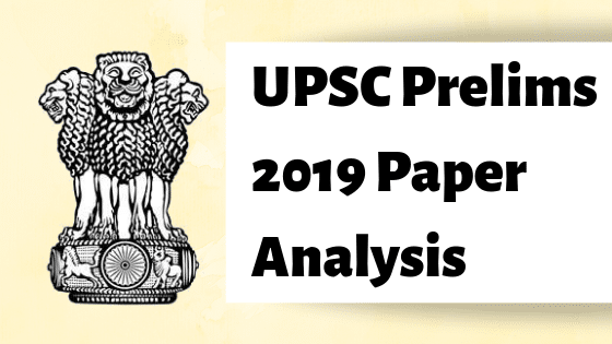 upsc prelims 2019 paper analysis