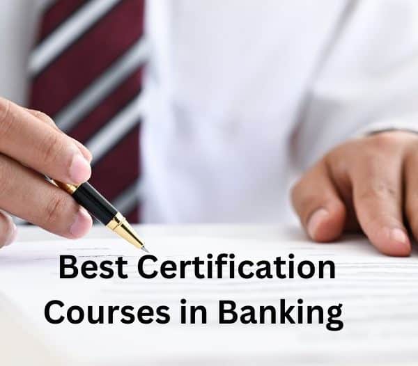 Best Certification Courses in Banking