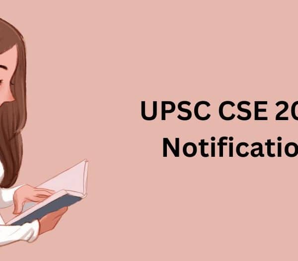 UPSC CSE 2023 Notification