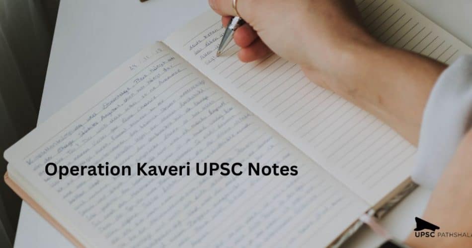 Operation Kaveri UPSC